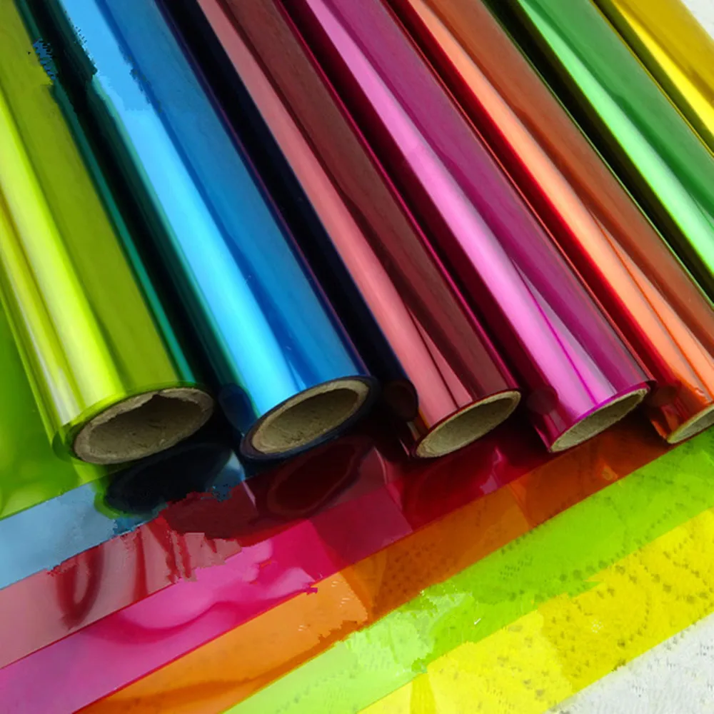

2mil Multi-color Decorative Solar Tint Window Film Heat Resistant UV Proof Self-adhesive Stickers High Protection Length: 5m