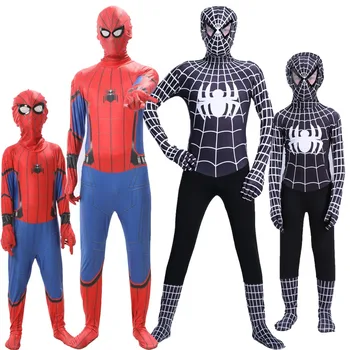 

Adult Kids Spiderman Homecoming costume Spandex Zentai Costume Civil War Spiderman Costumes Spiderman Cosplay Custom Movies Suit