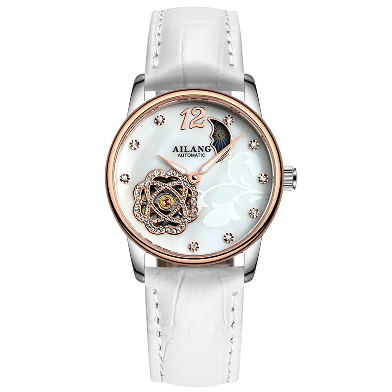 

AILANG 8808 Switzerland watch women luxury brand elojes Women Watches Luxury fashion brand Moon Phase Mechanical