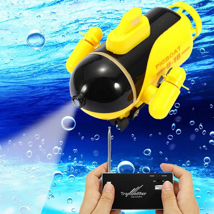 

Hot Sales RC Boats 2.4GHz Wireless Remote Control Submarine Mini RC Boat Model Electric Toy Diving Remote Water Toys Kids Gifts