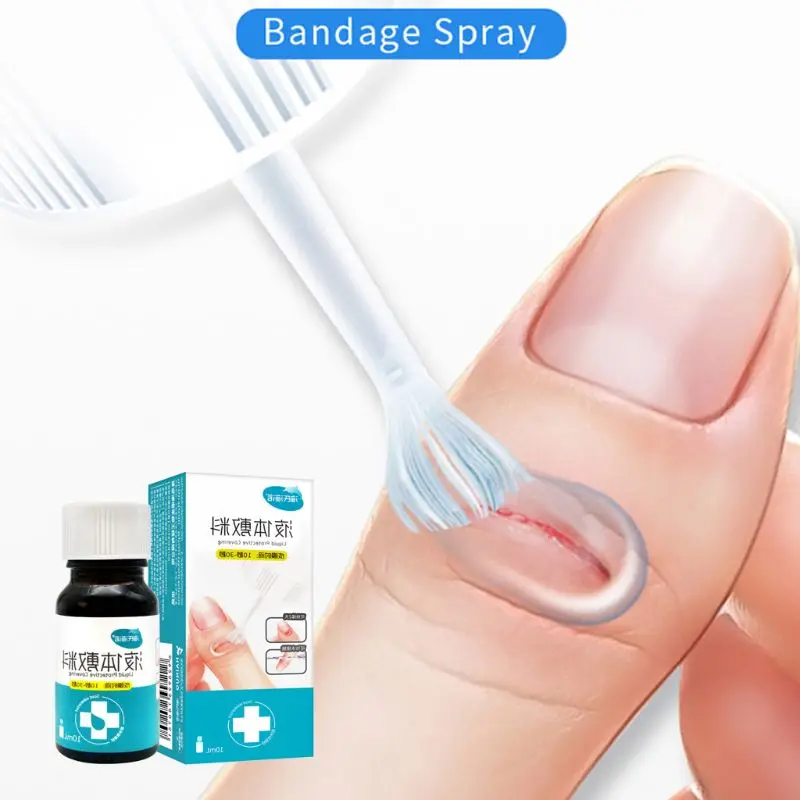 

10ml Waterproof First Aid Liquid Bandage for Small Cut Wounds Healing Gel Patch Medical Disinfecting Adhesive Hemostasis Plaster