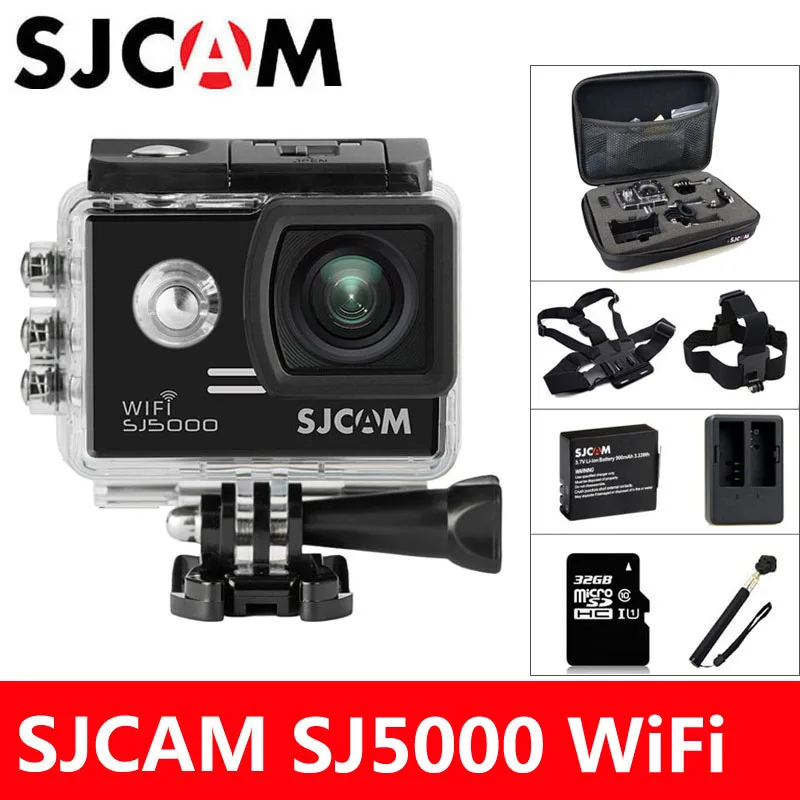 

SJCAM SJ5000 WiFi Action Camera Sports DV 1080P HD 2.0" Screen Diving 30M Waterproof mini Camcorder Original SJ 5000 Sport Cam