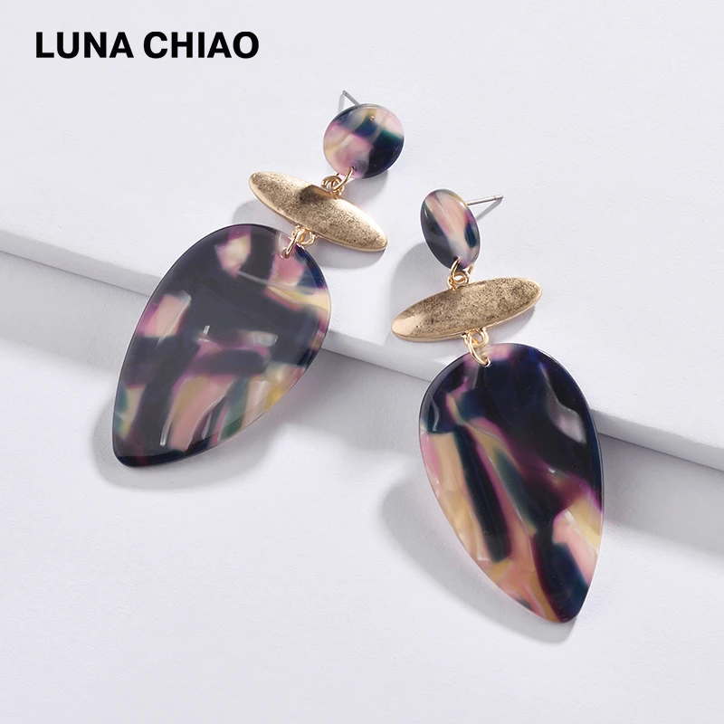 Новое поступление дизайнерские яркие серьги подвески LUNA CHIAO в виде полумесяца