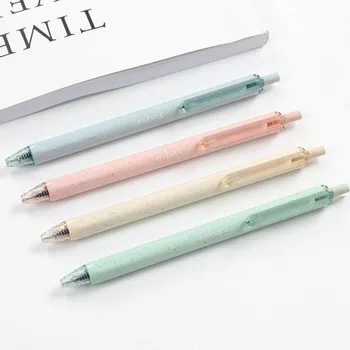 

24 pcs/Lot Nature color gel pen 0.5mm ballpoint Black ink pens Stationery Office School supplies Material escolar FB411