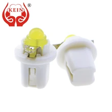 KEIN 10PCS T5 B8.5D B8.5 Led car COB Lamp Gauge Instrument Dash Light dashboard indicator Interior Bulb 12V red blue Signal Lamp