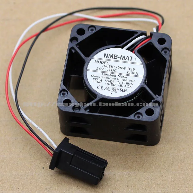 Nmb-mat Minebea 1608kl05w-b39 4020 24v 0.08a para Fanuc Ventilador de Refrigeração Novo - Imagem 3