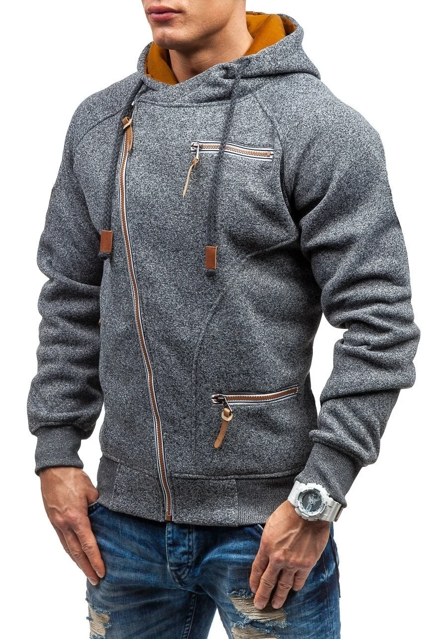 Men Hoodies Sweatshirt 2019 Spring New Unique Diagonal Zipper Fashion Simple Loose Casual Hooded Streetwear Men Tracksuits Coat HTB19EGDXInrK1RkHFrdq6xCoFXaG - Men Hoodies Sweatshirt 2019 Spring New Unique Diagonal Zipper Fashion Simple Loose Casual Hooded Streetwear Men Tracksuits Coat