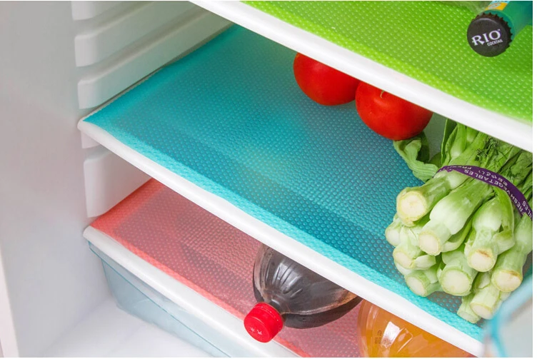 free shipping multipurpose 100pcs Refrigerator Freezer Mat Fridge Anti fouling Anti Frost