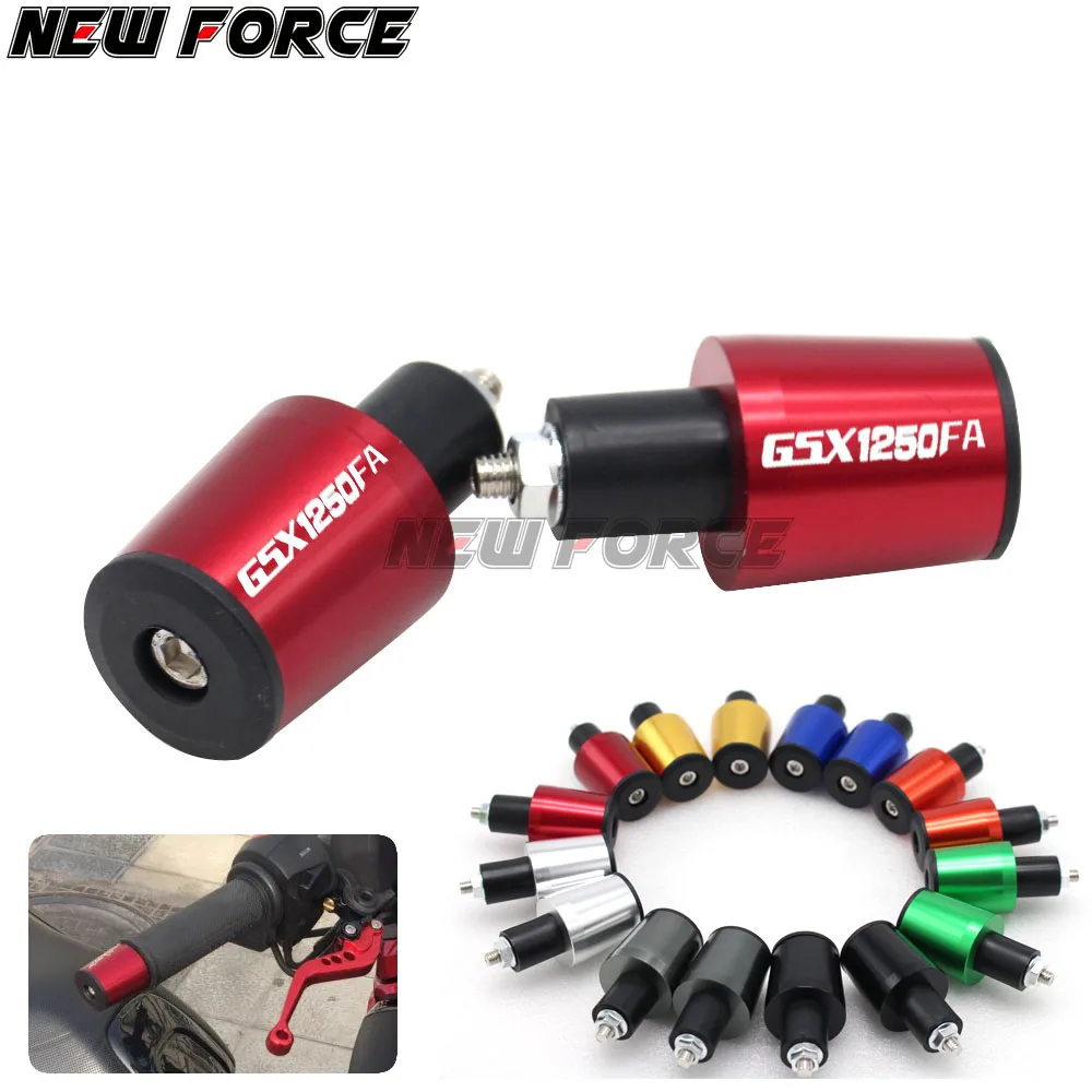 

CNC 22MM Handlebar Grips Handle Bar Cap End Plugs For SUZUKI GSX1250 F/SA/ABS GSX1250FA GSX 1250 FA 2010-2016