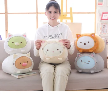

Japanese Animation Sumikko Gurashi Plush Toys San-X Corner Bio Dress up as a cat Cartoon Pillow Doll Kids Girls Valentine Gift