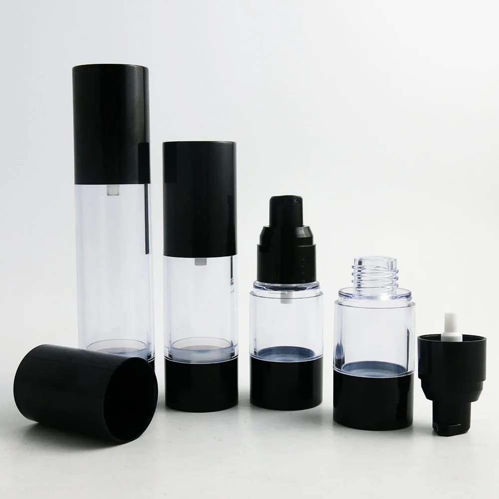 500 x 15ML 30ML 50ML Travel Refillable Cosmetic Airless Bottles Plastic