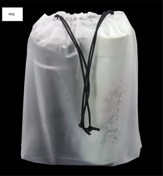 

50PCS Large Frosted Transparent Drawstring Storage Bag Shoe Bag Travel Portable Clothes Organizer Save Space Luggage Organizer