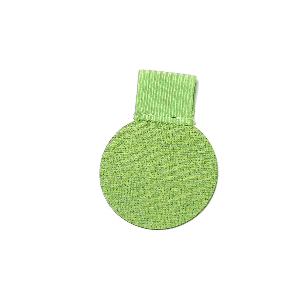 green Type 2 1 шт., 25 стилей, самоклеющиеся кожаные ручки, зажим, карандаш, эластичная петля для ноутбуков, журналов, клипбордов, держатель для ручек, эластичная петля - Цвет: green Type 2
