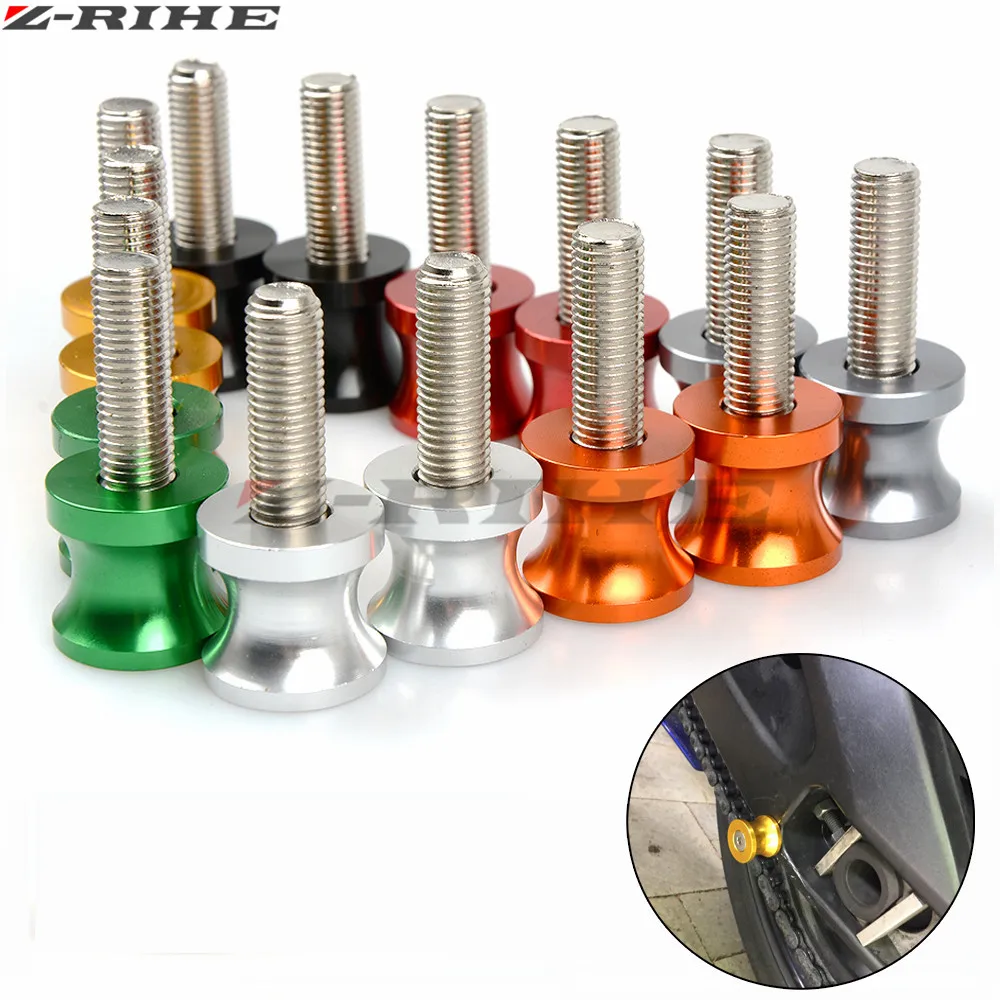 Motorbike Stands 6mm-10mm Aluminum Swingarm Spools Slider Stand Screws For Yamaha MT01 MT03 MT09 MT-09 YZF R1 R6 FZ1 FZ6 FZ6R | Автомобили