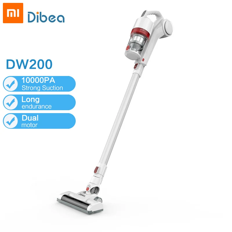 Dibea DW200 портативный беспроводной пылесос мощный всасывающий аспиратор для чистки