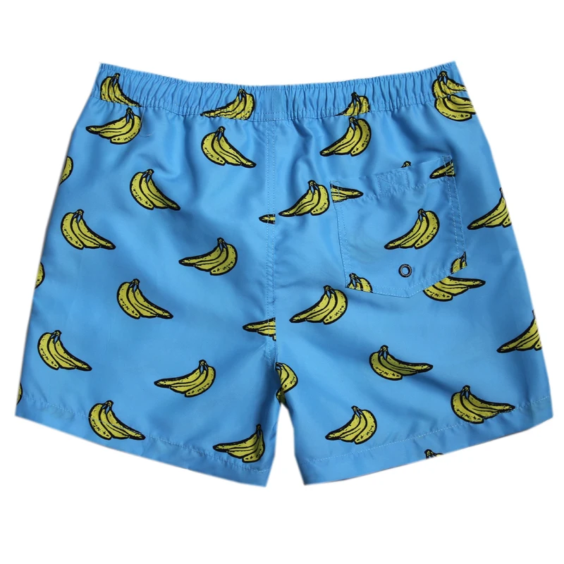 Новое поступление, Мужская пляжная одежда, 2 цвета, синий банан, принт sunga, водные виды спорта, для серфинга, подкладка, сетка, для плавания, для мужчин, купальники
