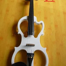 Белая электрическая скрипка, 4/4, скрипка ручной работы, скрипка, o, музыкальные инструменты, скрипка, бразильский деревянный лук