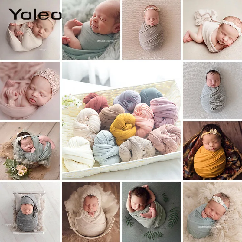 

Baby Photography Props Newborn Stretch Wrap Swaddle Baby Blanket Baby Photography Blankets Newborn Photo Wraps Cloth Accessories
