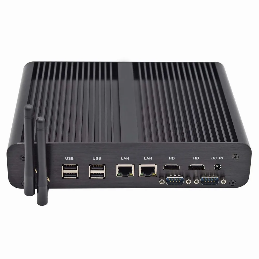 Partaker B2 безвентиляторный мини-ПК, Windows, Linux, Intel Core i7 5500u i7 5550u Barebone Макс 16G Оперативная память 512 г SSD 1 ТБ HDD Вай-Фай HDMI