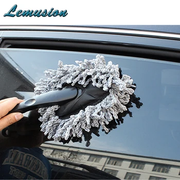

Car-styling 1X Car dust brush Accesories Removable cleaning wax brush For Mercedes w204 w203 BMW e90 e60 Renault megane duster