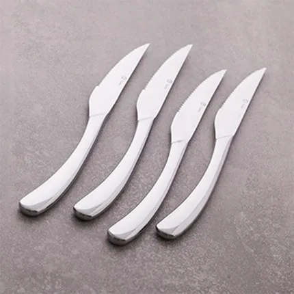 Высококачественные западные ножи из нержавеющей стали, кухонные принадлежности, посуда, нож для стейка, столовые ножи, вечерние ножи, зеркальная отделка