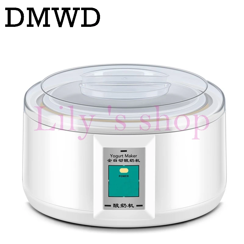 DMWD Electric Yogurt Maker Automatic Multifunction Stainless Steel liner Natto Rice Wine Yoghurt Machine with 7 cups 1.5L Pickle DMWD Electric Yogurt Maker Automatic Multifunction Stainless Steel liner Natto Rice Wine Yoghurt Machine with 7 cups 1.5L Pickle