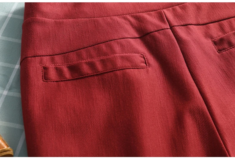 {Guoran} узкие брюки-карандаш для Для женщин 2018 черный, красный стрейч леггинсы pantalon большой femme брюки эластичный пояс Хип push up