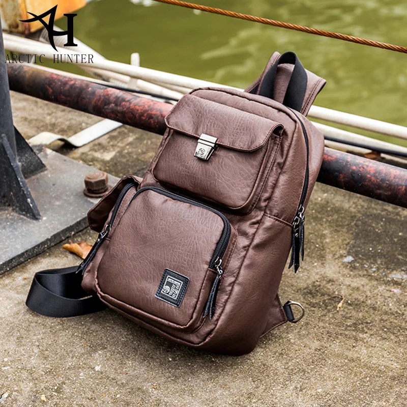 

ARCTIC HUNTER 2018 Large capacity Fashion casual Preppy Style shoulder Bag Chest Bag Waterproof travel Bags gift (ship from RU)