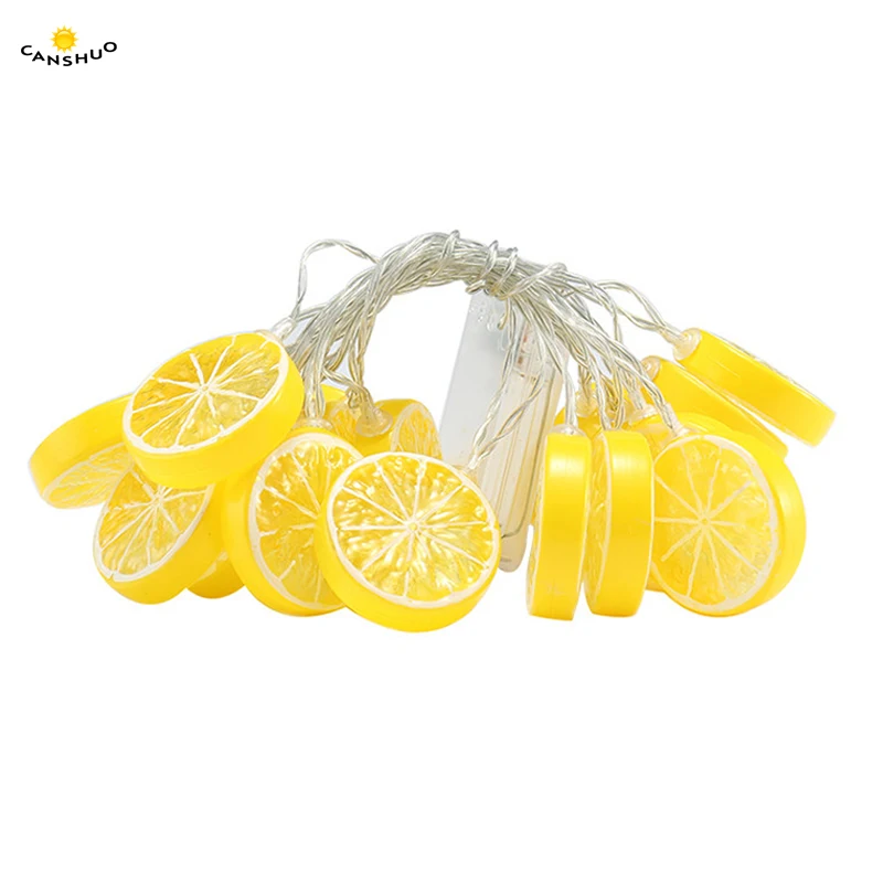 

Lemon Patten Led String Lights Battery Powered 1M 3M Fairy Light Christmas Party Wedding Home Decoration Light 10 20Leds Luces