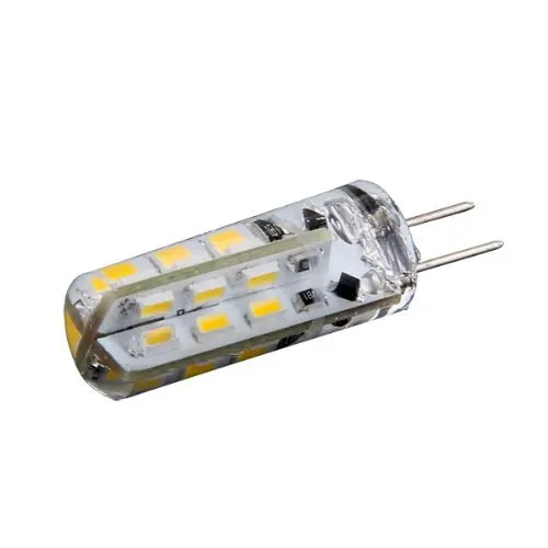 4X G4 Белый/Теплый SMD 3014 24 LED Морская Лодка точечная лампа 6500K DC12V 3W кукурузная