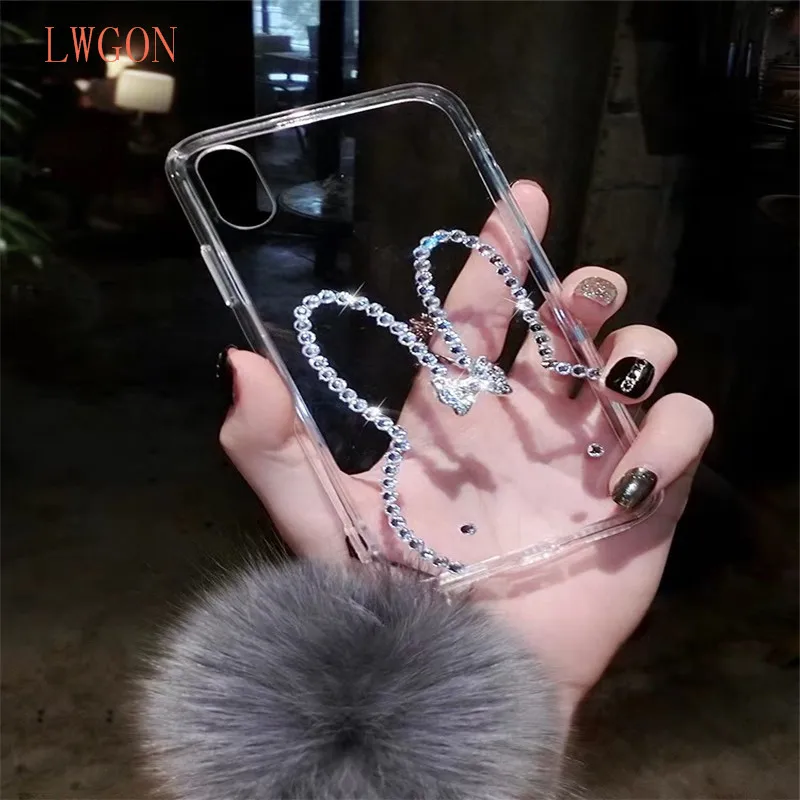diamond drill ring case for Voor VIVO V11 PRO Y83 PRO V9 NEX Y81 voor X21i Y53i Bling Clear diamond Case diamond drill ring case for Voor VIVO V11 PRO Y83 PRO V9 NEX Y81 voor X21i Y53i Bling Clear diamond Case