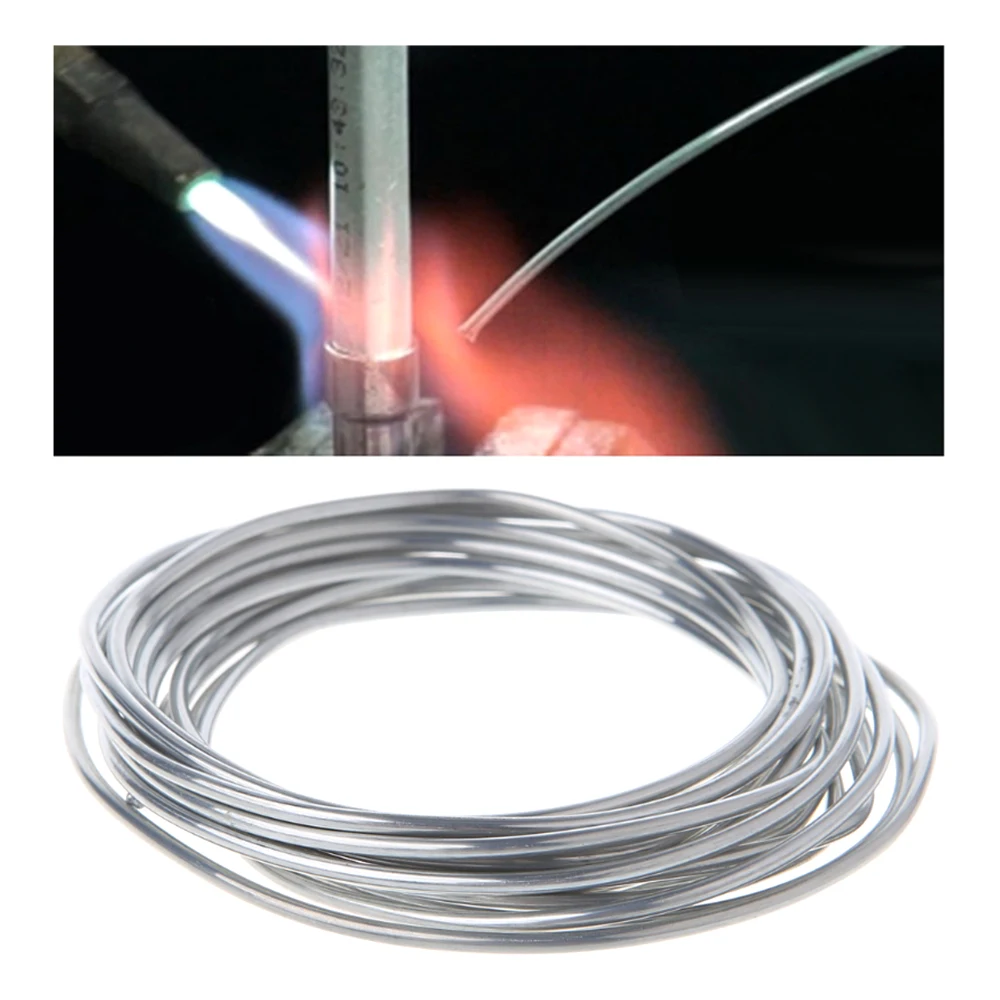 

50cm 3m 5m 10m Welding Wires Cored Solder Wire For Welding Condenser Vehicle Air Conditioning Low Temperature Aluminum Electrode