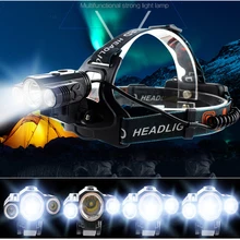 Высокое качество 8000LM 4 режимами налобный фонарь шарик T6+ 2R5 светодиодный налобный фонарь кемпинг рыболовный светильник головной светильник Linterna лампе 18650