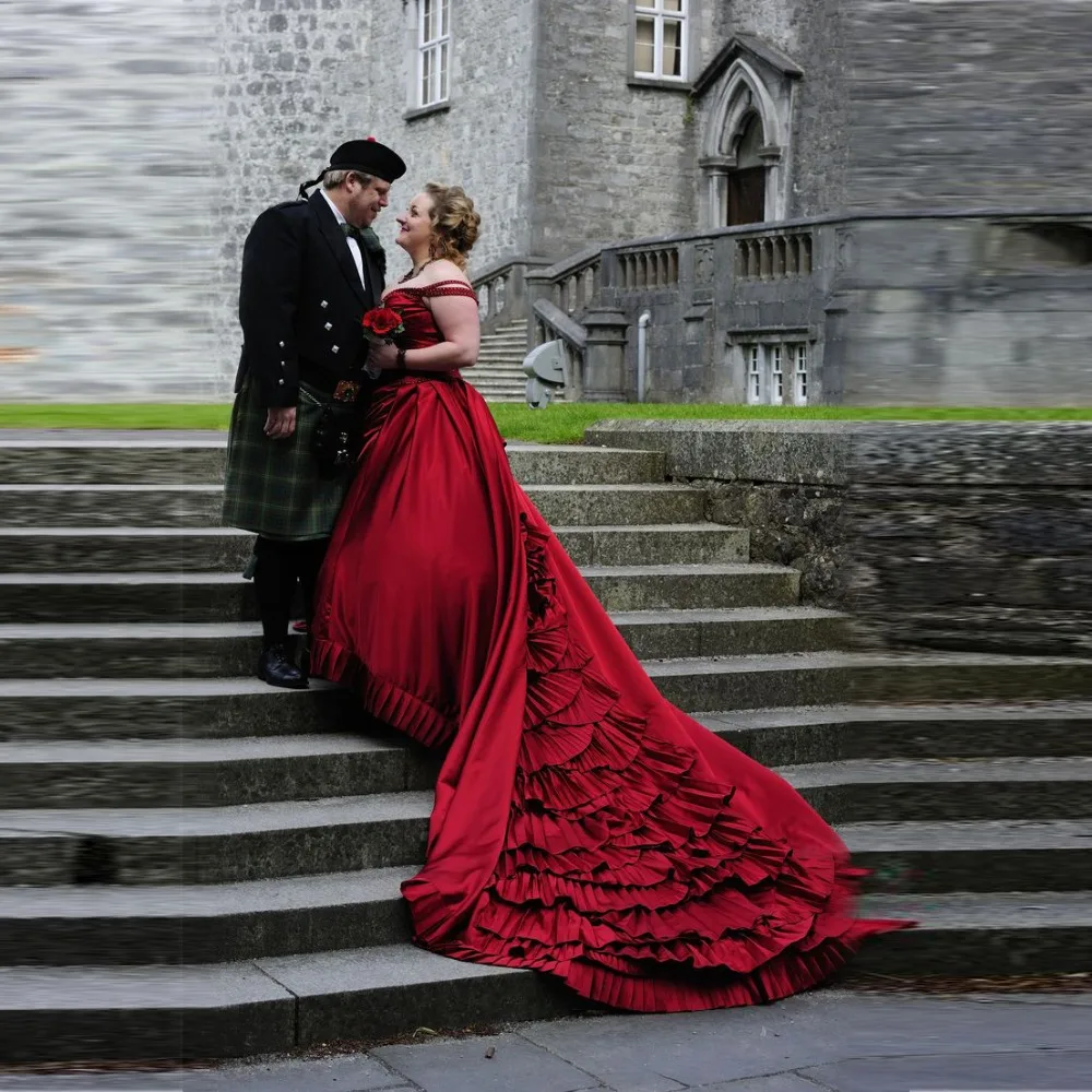 plus size wine red bridesmaid dresses