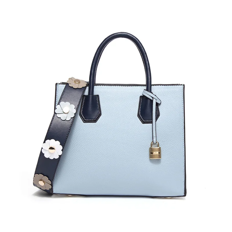 

Luxury Womens Bags Famous Designer Handbags Genuine Leather Tote Bags for Women Ladies Hand Bags with Flower and Cowhide Straps