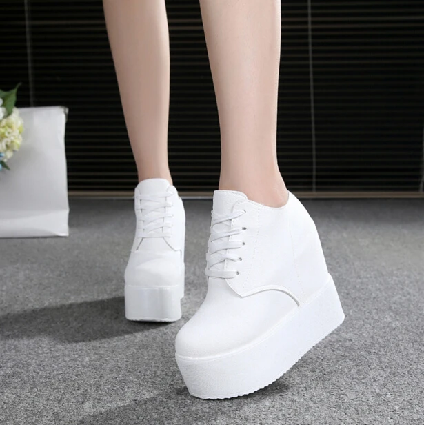 MIUBU/обувь на танкетке и высоком каблуке Zapatos Mujer Женская парусиновая обувь