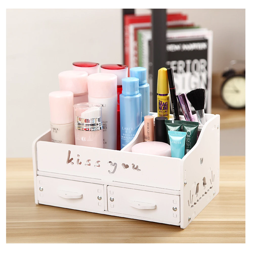 ONNPNNQ Stylish Makeup Brush Storage Box Cosmetic case Lipstick Holder Sundries Small Objects Box Wholesale Desktop Organizer