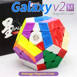 Куб Магнитный Megaminxeds Mofangge X-Man Galaxy V2 M магический куб головоломка на скорость Профессиональный 12 Сторон Dodecahedron Cubo Magico Qiyi