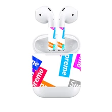 Custom Design Vinyl Wrap 2018 For Apple AirPods Skins Full Body Protective Decal Sticker 3M Waterproof Scratch Proof Films