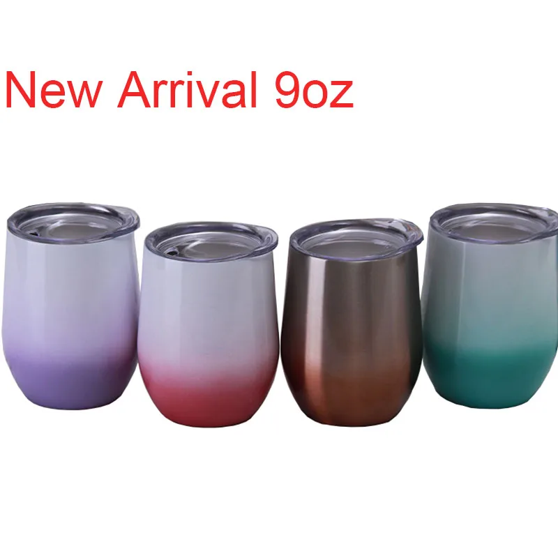 

New arrival 9oz egg shape mug coffee beer cup