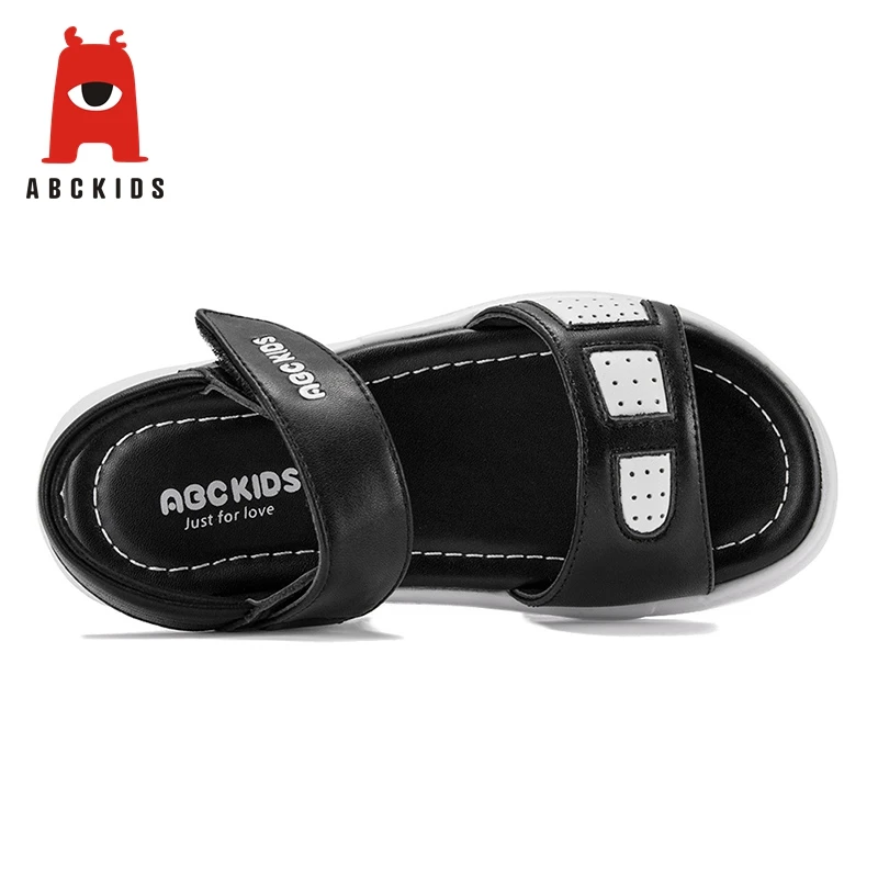 ABC KIDS 2019 Summer Kids Baby Boy Black White Shoes Anti-slip Sandals Striped Design Walking Shoes ABC KIDS 2019 Summer Kids Baby Boy Black White Shoes Anti-slip Sandals Striped Design Walking Shoes