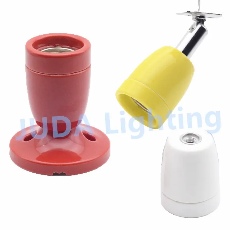 Colorful Ceramic Lamp base Pottery and Porcelain E27 lamp holder for ceiling lamp Bathroom