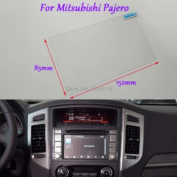 

Tommia Car Styling GPS Navigation Screen Glass Protective Film Sticker DVD Protective Film For Mitsubishi Pajero Car Accessories