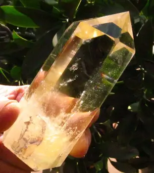 

ddh001231 AAA NATURAL CITRINE SMOKY QUARTZ CRYSTAL POINT Healing
