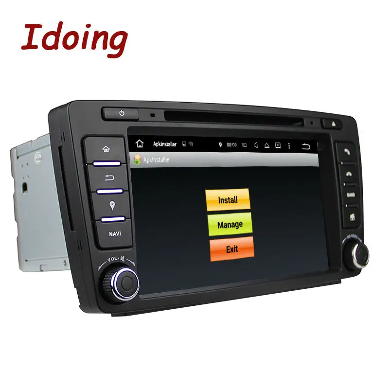 Idoing2Din font b Car b font DVD Multimedia Video Player For Skoda Octavia 2Steering Wheel Android