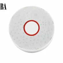 Умный детектор дыма SmartYIBA пожарная сигнализация домашняя охранная дымовая сигнализация независимое использование 9 в 85дб звук и вспышка светодиодный сигнал тревоги