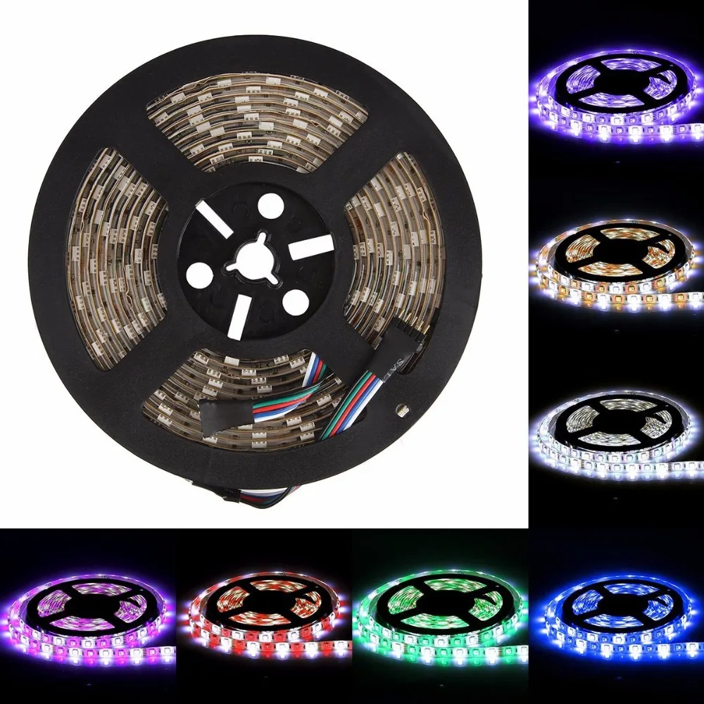 Led Strip Light 5050 Rgbw Rgbww Dc12v 60 Led M Ip20 Ip65