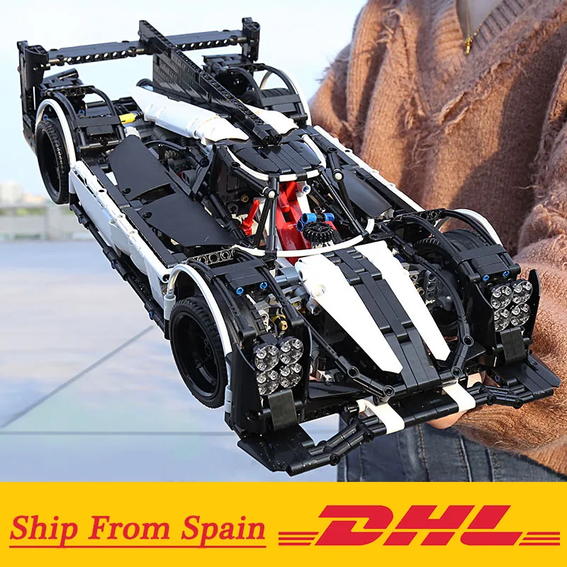 

DHL Technic The MOC-5530 Hybrid Super Racing Car 23018 Set Compatible with Legoings Building Blocks Bricks Car Toy for Children