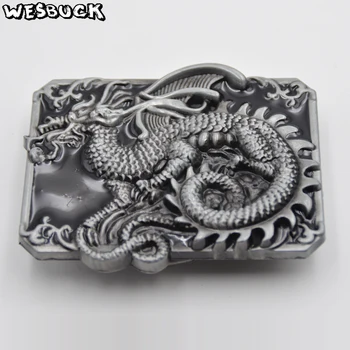 

WesBuck Brand High Quality 3D Dragon belt buckle Head For 4cm Wideth Belt