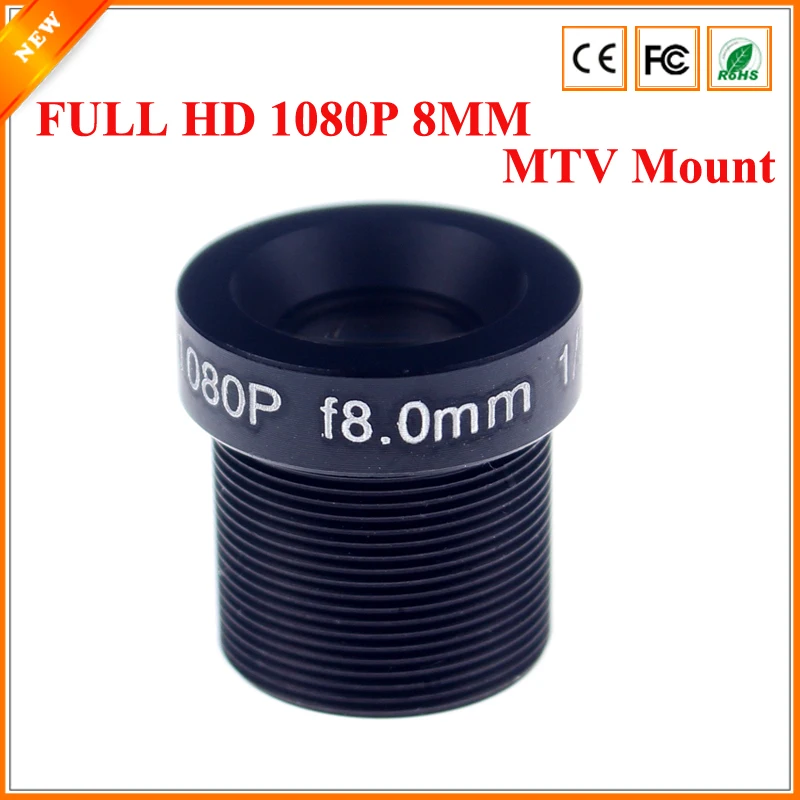 

CCTV Lens 1080P 2MP 45degreee 1/2.7'' 8mm For HD Full HD CCTV Camera IP Camera M12*0.5 MTV Mount